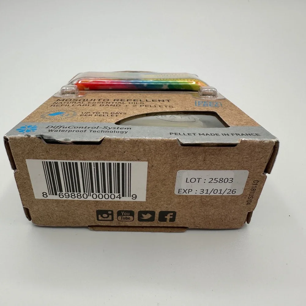 Para Kito Mosquito‎ Repellent Band Kids Rainbow Stars Exp 1/26